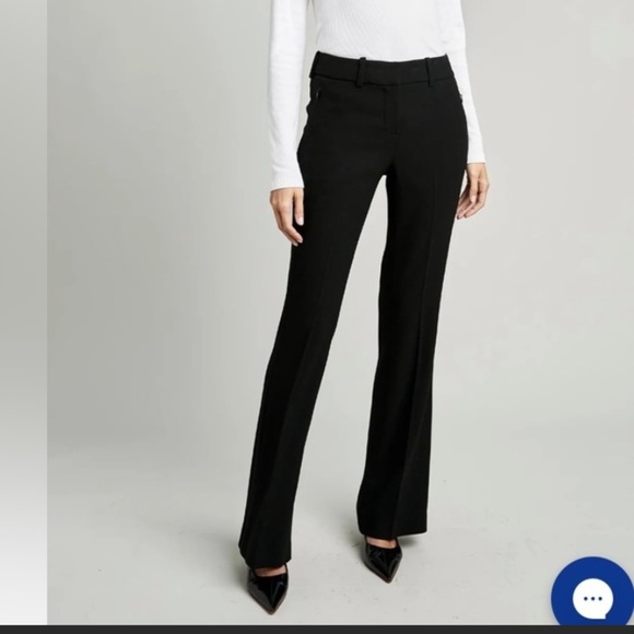 Elie Tahari Pants - Elie Tahari Anna Fit And Flare Black Classic Career Trouser New 0